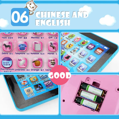 Kids Tablet Story Chinese English Learning Machine Toys Touch Song Music Game Education Baby Children Toys Girls Birthday Gift