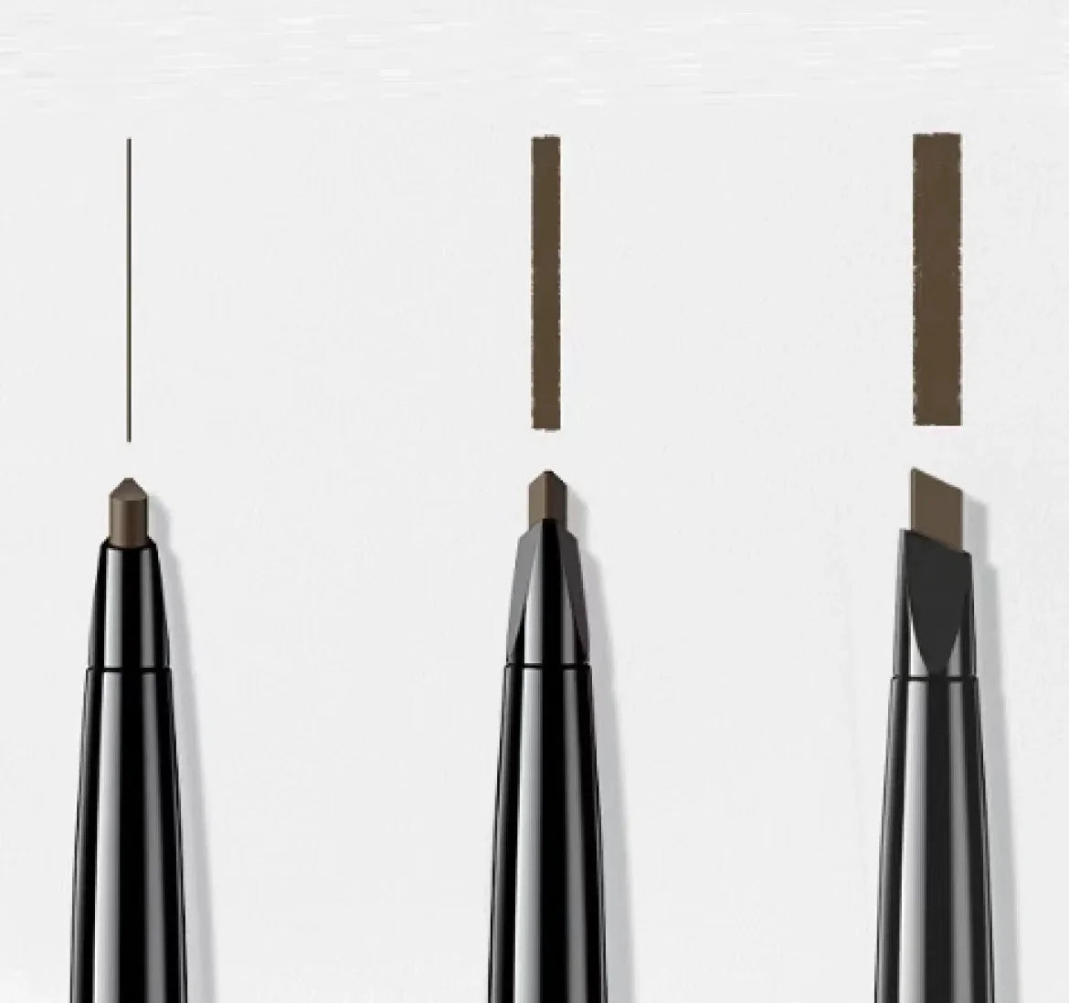 2 in 1 Eyebrow pencil professional Cosmetics makeup for women 5 Colors Waterproof Eyebrow Tattoo brush Long Lasting eyebrow pen