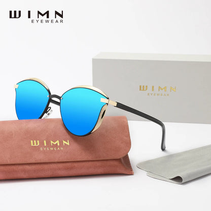 WIMN Polarized Sunglasses For Women Cat Eye Sun Glass Ladies Woman Eyewear Accessory UVAB Protection