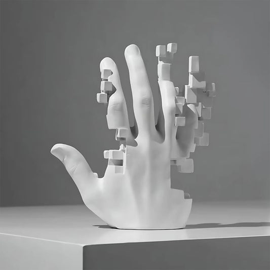 Resin Hand Statue Home Decor Abstract Sculptures Home Decorations Living Room Decor