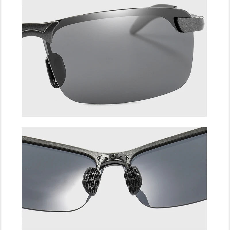 Photochromic Sunglasses Man Polarized Glasses Male Change Color Polaroid Sun Glasses for Men Sports Driving UV400 Gafas de sol