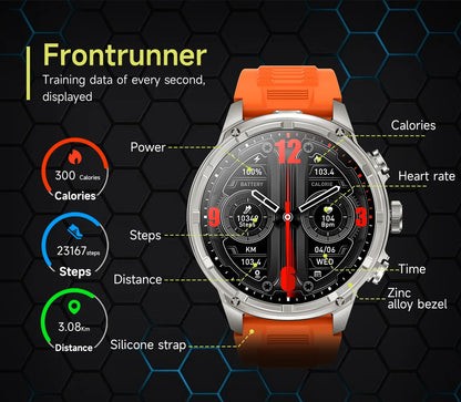 2024 Men's Smart Watch 1.85-inch Full Screen Touch Screen 360 * 360 Resolution IP67 Waterproof 710Mah Battery Capacity Watch