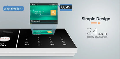 Wireless Home Alarm System Phone 4G Wifi Residential alarm Tuya Smart Home Child Safety protection Anti-theft Camera automation