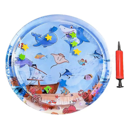 Water Play Mat For Cats Water Mat For Cat And Dog Thickened Water Sensory Playmat Pet Play Water Sensory Pad Summer Cooling Pet