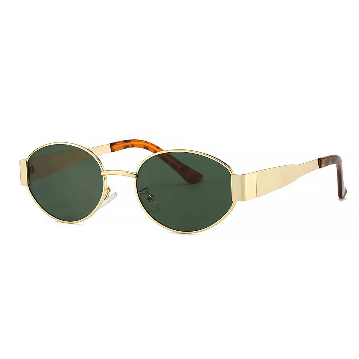 Luxury brand metal sunglasses for men and women unisex designer fashion sun glasses Oval unisex Stylish Eyewear shades UV400