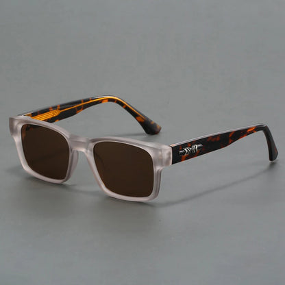 Sunglasses Man Polarized Sun Glasses Woman Luxury Brand Vintage Acetate Frame Green Driver's Goggles