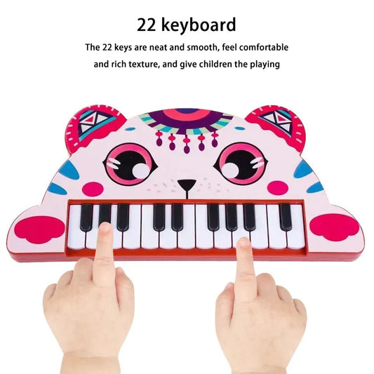 Kids Piano Keyboard Toy Children's Electronic Musical Instrument Multi-Functional Animal Piano Keyboard Early Education Toys