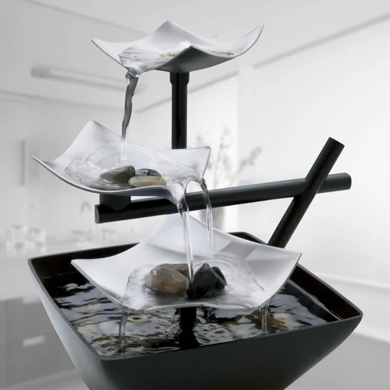 Leisure indoor running water decoration desktop fountain interior decoration crafts office running water fountain decoration