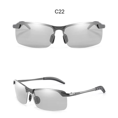 Photochromic Sunglasses Man Polarized Glasses Male Change Color Polaroid Sun Glasses for Men Sports Driving UV400 Gafas de sol