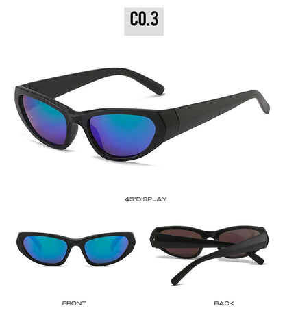 Steampunk Goggle Women Sunglasses Female Men Cyber Punk Sun Glasses Vintage Shades Futuristic Eyewear Lady Rideing Eyeglasses