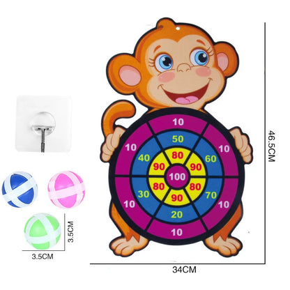 Children Toys for Boys Girls 3-12 years Animal Dart Board Sticky Ball Kids Sports Outdoor Play Games Party Toys Funny Xmas Gifts