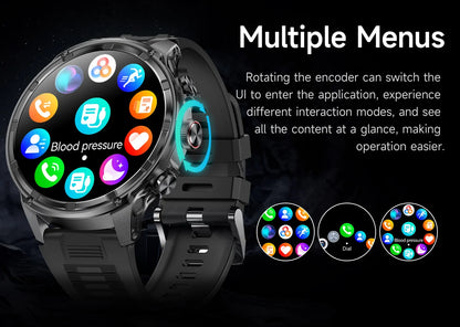 2024 Men's Smart Watch 1.85-inch Full Screen Touch Screen 360 * 360 Resolution IP67 Waterproof 710Mah Battery Capacity Watch