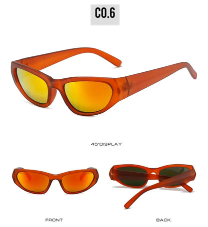 Steampunk Goggle Women Sunglasses Female Men Cyber Punk Sun Glasses Vintage Shades Futuristic Eyewear Lady Rideing Eyeglasses