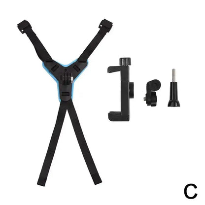 Helmet Holder Helmet Accessories Motorcycle Riding Mobile Phone Holder Sports Camera Chin Holder