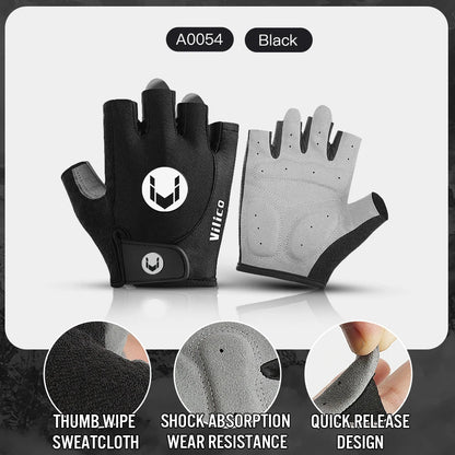 Cycling Anti-slip Full Finger Gloves MTB Bike Bicycle Gloves Pad Men Women Breathable Anti-shock Sports Gloves