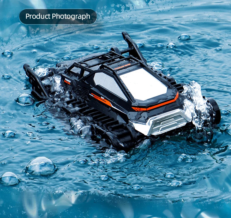JJRC Q183 4WD RC Car 2.4G Amphibious 4 Wheel Remote Control Truck Climbing Off Road Waterproof Armored Vehicles Children's Toys