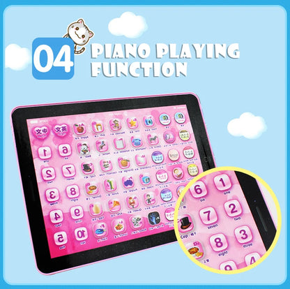 Kids Tablet Story Chinese English Learning Machine Toys Touch Song Music Game Education Baby Children Toys Girls Birthday Gift