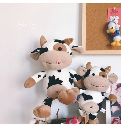 Cute Cow Plush Toy Rag Doll for Girlfriend Children's Toys Gifts Plush Toys Pillow Plushie Stuffed Animal Patung Dolls