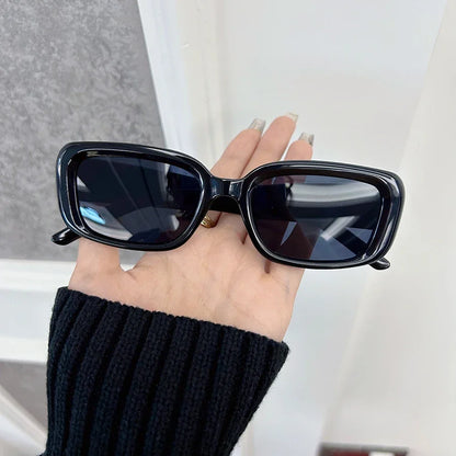 Elegant Square Sunglasses Women Men Casual Sun Glasses Female Male Fashion Mirror Vintage Outdoors Shades Oculos De Sol
