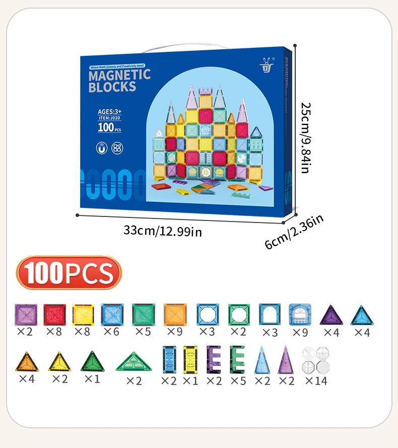 Magnetic Toys for Kids Ages 3-5 4-8 Magnet Toys for 3 4 5 6 7 8+ Year Old Boys Girls Toddlers Magnetic Building Blocks Preschool