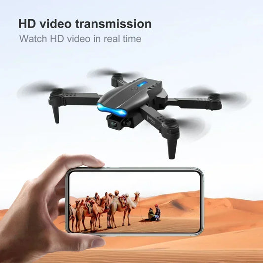 Drone With Camera 4k E99 Pro K3 Obstacle Avoidance 2.4g Rc Foldable 360 Flip Indoor Hover Headless Mode Kids Mini Helicopter