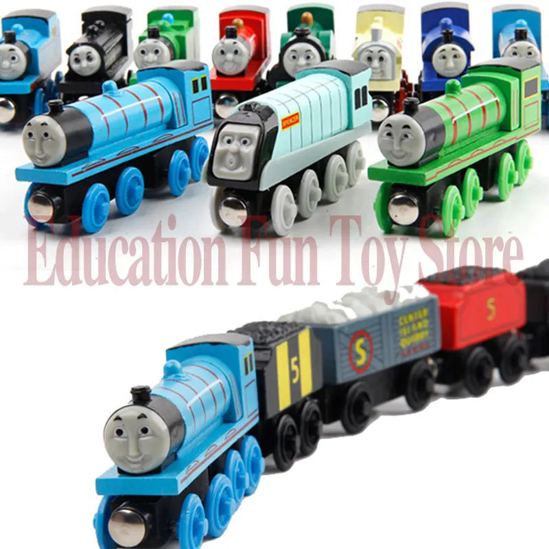 Thomas and Friends boutique Wooden Magnetic Train car stanley Dieselo Edward bulgy spencer Annie Clarabel Children's Toys Gift