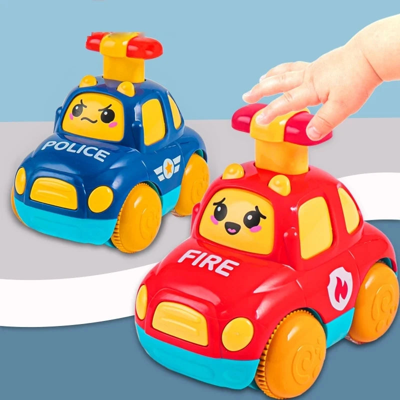 Baby Toy Cars for Kids Boy 1 2 3 Years Birthday Gift Press and Go Car Educational Toys  Animal Pull Back Cars Toys for Children