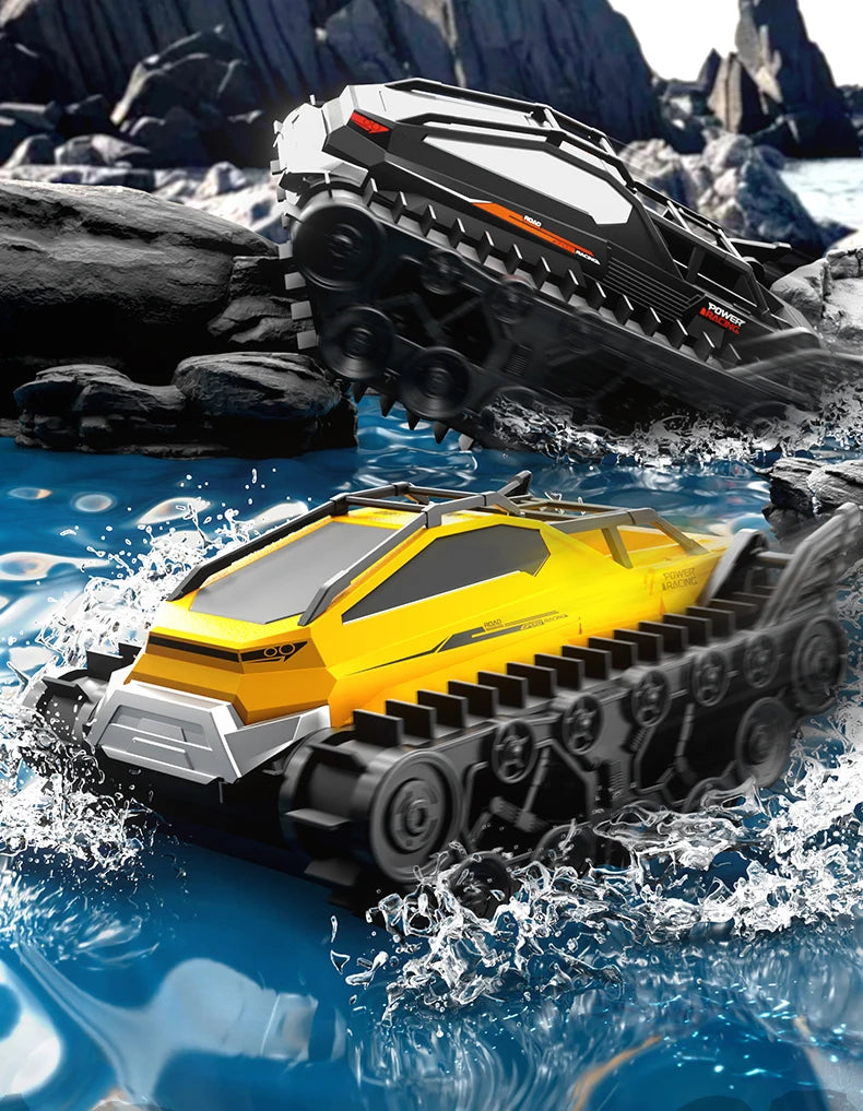 JJRC Q183 4WD RC Car 2.4G Amphibious 4 Wheel Remote Control Truck Climbing Off Road Waterproof Armored Vehicles Children's Toys