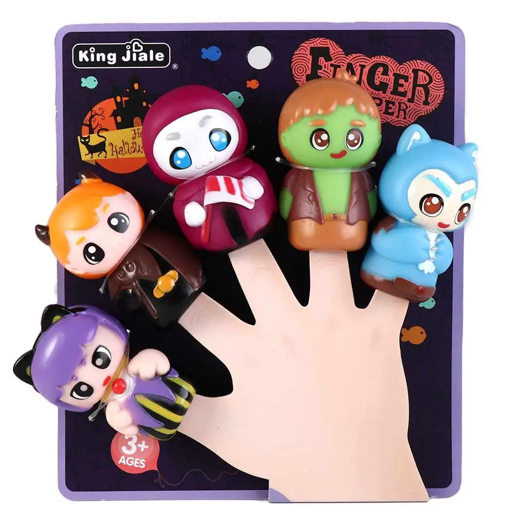 Puppet Toy Finger Dolls Animal  Toys Cartoon Animal Dinosaur Hand Puppet Fingers Puppets Animal Head Gloves Tiny Hands Toys