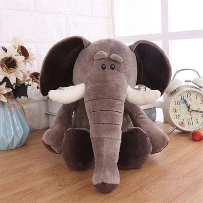 25CM Kawaii Jungle Animal Plush Toys Forest Animal Plush Dog Zebra Elephant Lion Fox Giraffe Children's Toys Doll Birthday Gift