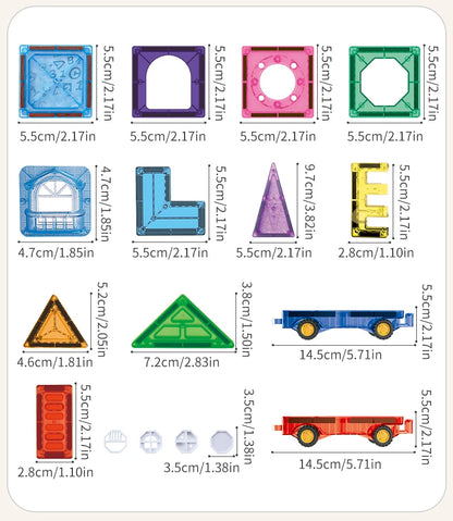 Magnetic Toys for Kids Ages 3-5 4-8 Magnet Toys for 3 4 5 6 7 8+ Year Old Boys Girls Toddlers Magnetic Building Blocks Preschool