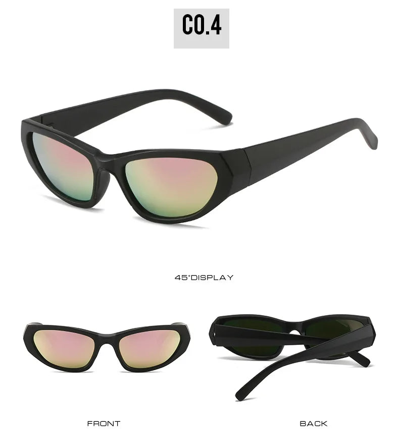 Steampunk Goggle Women Sunglasses Female Men Cyber Punk Sun Glasses Vintage Shades Futuristic Eyewear Lady Rideing Eyeglasses