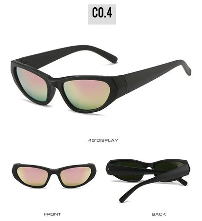 Steampunk Goggle Women Sunglasses Female Men Cyber Punk Sun Glasses Vintage Shades Futuristic Eyewear Lady Rideing Eyeglasses