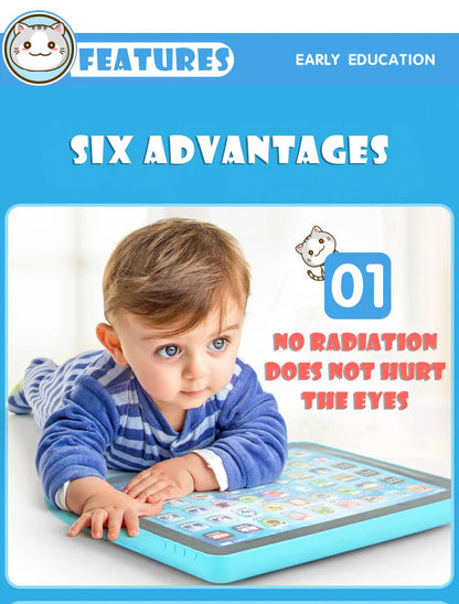 Kids Tablet Story Chinese English Learning Machine Toys Touch Song Music Game Education Baby Children Toys Girls Birthday Gift