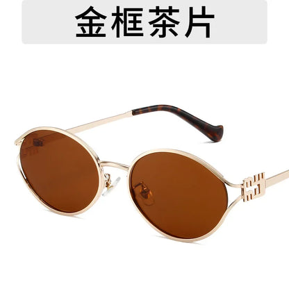 New Summer Sunglasses – Oval-shaped, high-end ins-style women's fashion sunglasses, cross-border influencer favorite.