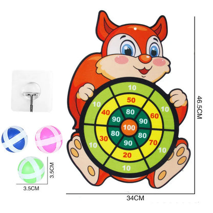 Children Toys for Boys Girls 3-12 years Animal Dart Board Sticky Ball Kids Sports Outdoor Play Games Party Toys Funny Xmas Gifts