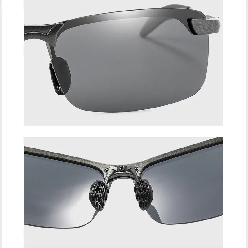 Photochromic Sunglasses Man Polarized Glasses Male Change Color Polaroid Sun Glasses for Men Sports Driving UV400 Gafas de sol