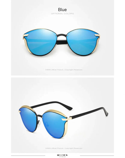 WIMN Polarized Sunglasses For Women Cat Eye Sun Glass Ladies Woman Eyewear Accessory UVAB Protection