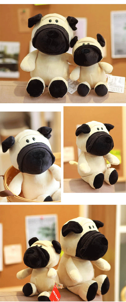 25CM Kawaii Jungle Animal Plush Toys Forest Animal Plush Dog Zebra Elephant Lion Fox Giraffe Children's Toys Doll Birthday Gift