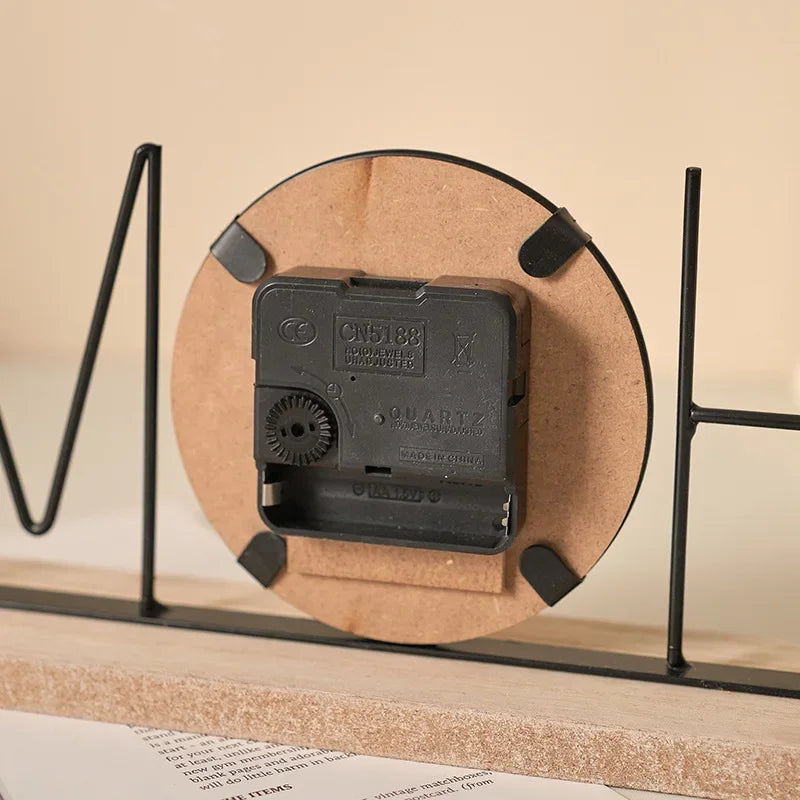 Handmade creative TV cabinet decoration furniture home living room bedroom wine cabinet office desktop clock decoration