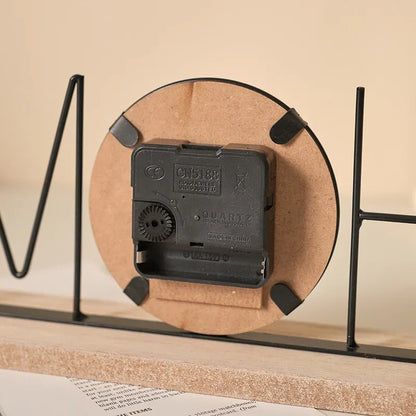 Handmade creative TV cabinet decoration furniture home living room bedroom wine cabinet office desktop clock decoration