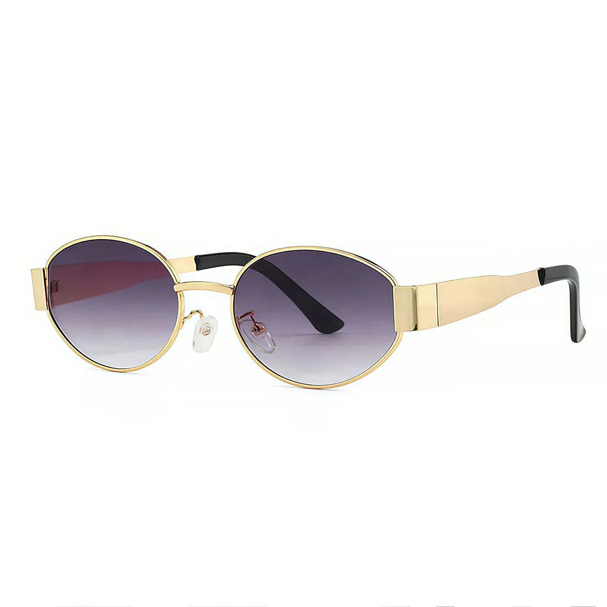 Luxury brand metal sunglasses for men and women unisex designer fashion sun glasses Oval unisex Stylish Eyewear shades UV400