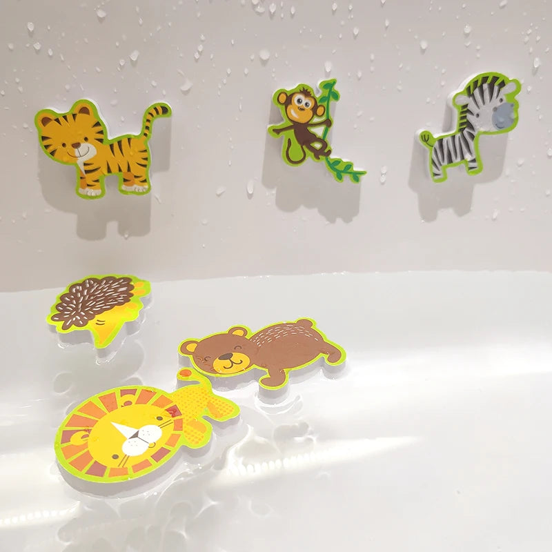 Baby Bath Toys Fun Foam Animals Cognitive Floating Toy Traffic Bathroom Bathtub Toys for Babies Gifts Kids Early Educational Toy