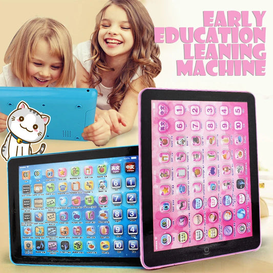 Kids Tablet Story Chinese English Learning Machine Toys Touch Song Music Game Education Baby Children Toys Girls Birthday Gift