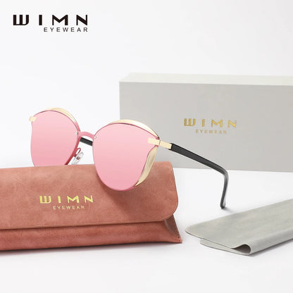 WIMN Polarized Sunglasses For Women Cat Eye Sun Glass Ladies Woman Eyewear Accessory UVAB Protection