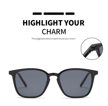 Vintage Simple Sunglasses Women Square Trend Eyeglasses Men Retro High Quality Glasses Shades Gafas De Sol Mujer UV400