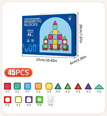 Magnetic Toys for Kids Ages 3-5 4-8 Magnet Toys for 3 4 5 6 7 8+ Year Old Boys Girls Toddlers Magnetic Building Blocks Preschool