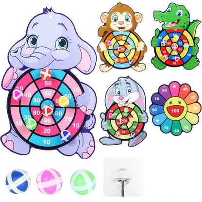 Children Toys for Boys Girls 3-12 years Animal Dart Board Sticky Ball Kids Sports Outdoor Play Games Party Toys Funny Xmas Gifts