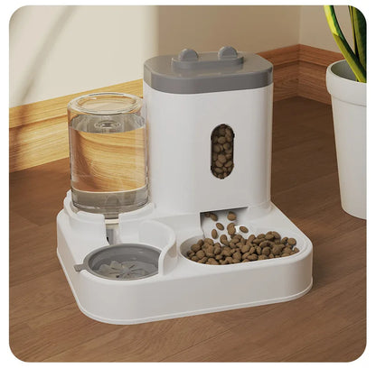 Automatic water feeder, integrated bowl for water and food, dog bowl, cat bowl, pet bowl, pet supplies, automatic feeder