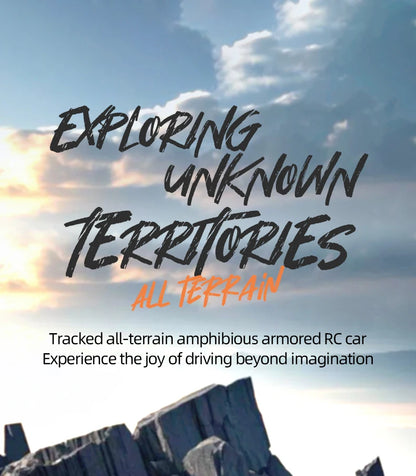 JJRC Q183 4WD RC Car 2.4G Amphibious 4 Wheel Remote Control Truck Climbing Off Road Waterproof Armored Vehicles Children's Toys